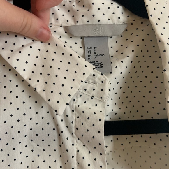 Polka Dot Button Down - Picture 2 of 2